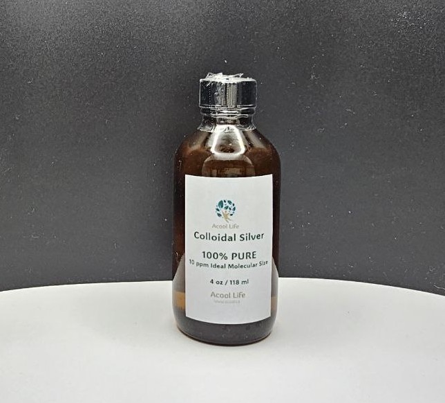 Pure Colloidal Silver 10 ppm 32oz/946ml