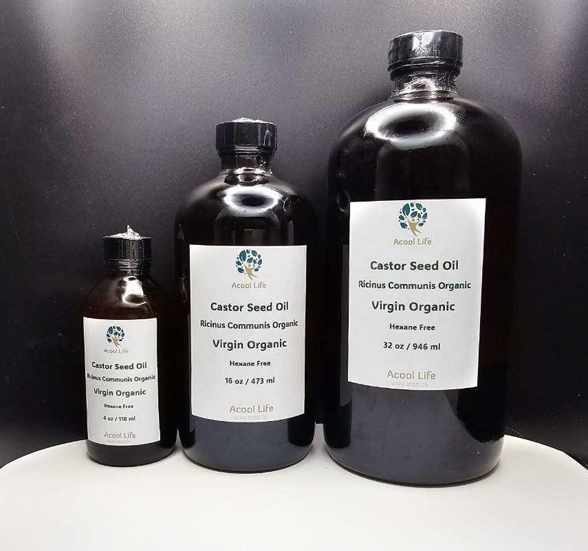 Virgin Organic Castor Seed Oil - Hexane Free